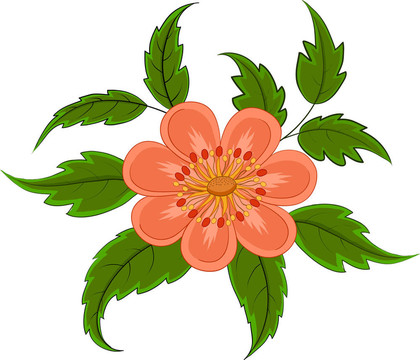 抽象的花朵
