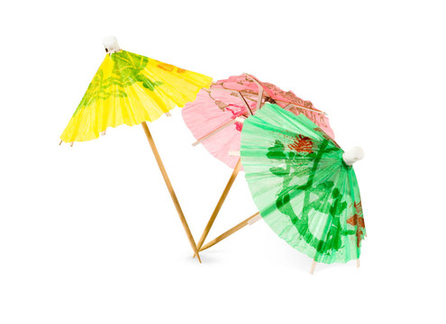 紙的雞尾酒雨傘