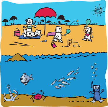 海底海灘