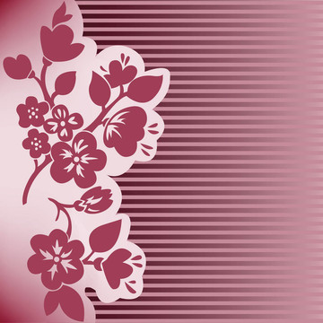 暗枝開花枝