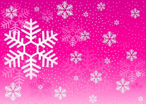 背景的雪花