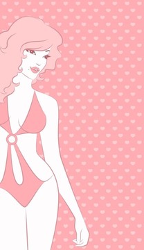 性感美女剪影