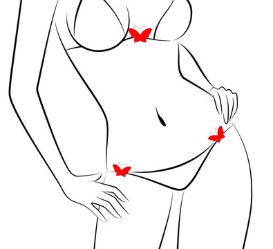 性感美女剪影