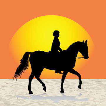 女馴馬師