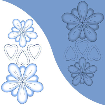 精美插圖花卉背景設(shè)計(jì)