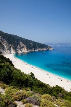 邁托斯海灘；Kefalonia