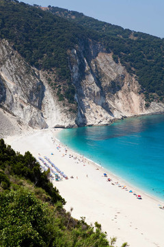 邁托斯海灘；Kefalonia