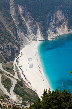 邁托斯海灘；Kefalonia