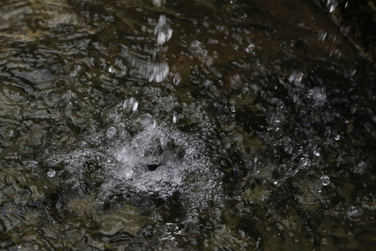 濺起水花