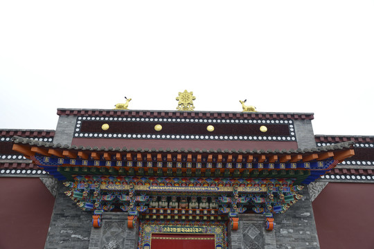 塔爾寺門梁