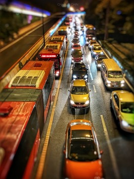 車水馬龍