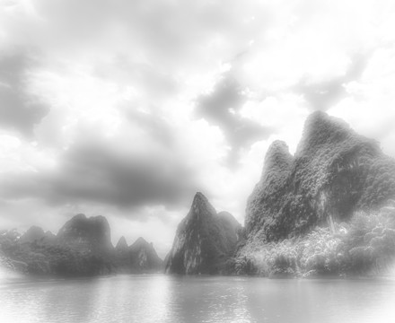 水墨漓江 漓江山水 桂林山水