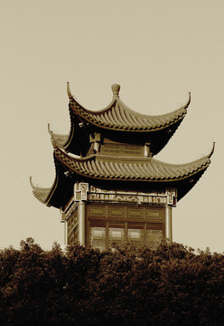 城樓 樓閣 復(fù)古