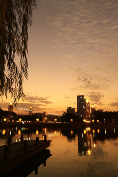 廣東佛山南海千燈湖夜景