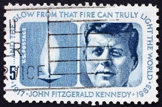 郵票美國1964總統(tǒng)John F. Kennedy