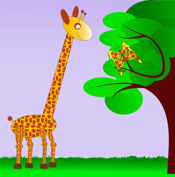 Giraffe和她的蝴蝶兄妹