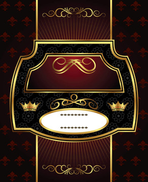 裝飾金框標(biāo)簽