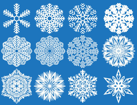 收集雪花