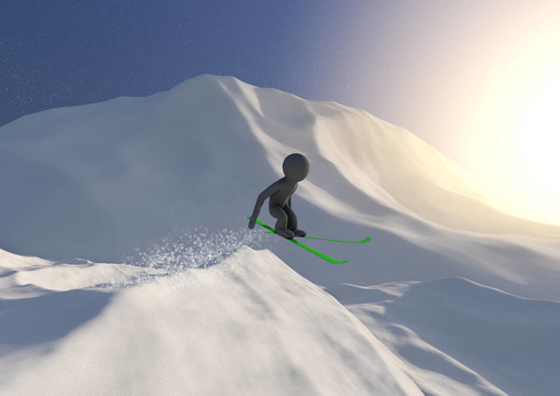 滑雪跳