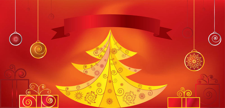 新年的明信片