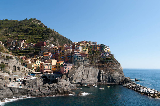 Manarola；五漁村；意大利