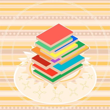 老質(zhì)感多圖書卡橫幅圖