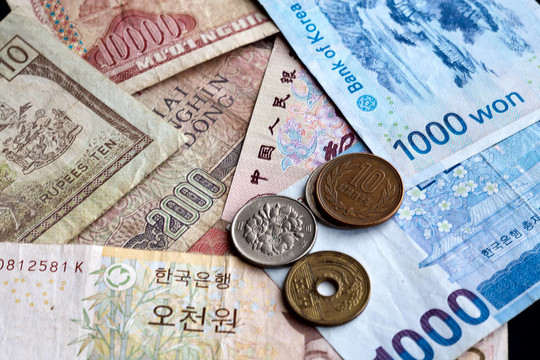 亞洲貨幣組合。