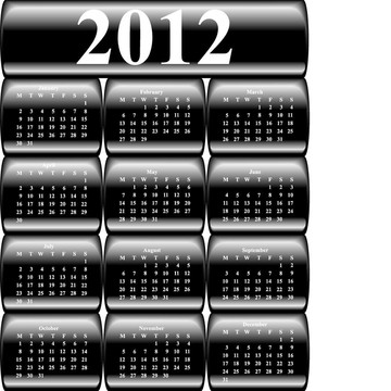 日歷按鈕2012