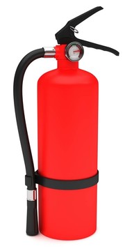 紅色滅火器