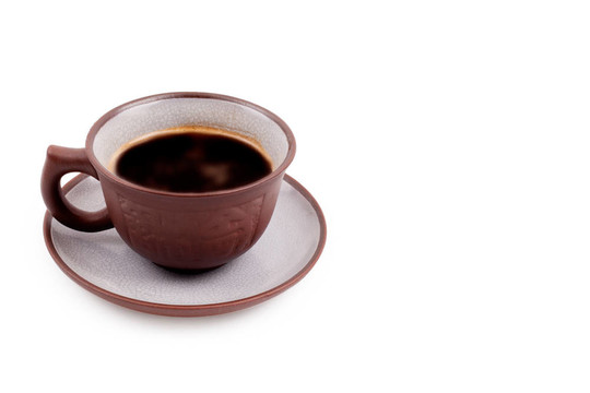 白底咖啡杯