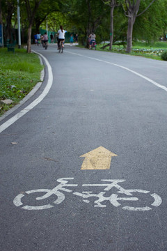 自行車道路標(biāo)志