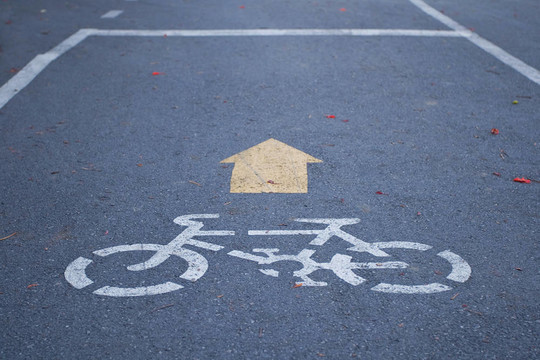 自行車道路標(biāo)志