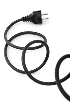 白色絕緣黑電纜