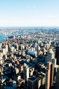 紐約市高摩天大樓全景