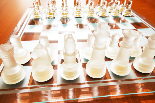 棋盤上的棋子