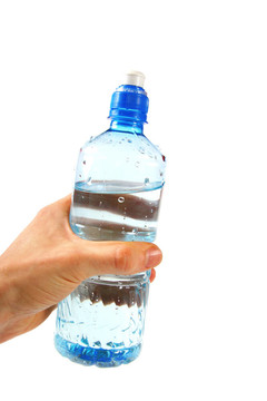 手中的水瓶