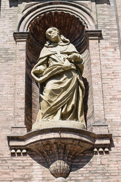 圣多梅尼科教堂。Ferrara。Emilia Romagna。意大利.