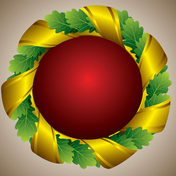 橡樹綠色花環(huán)