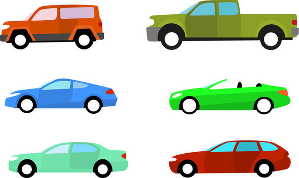 白色轎車