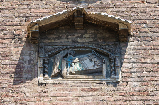 圣瞻教堂。Ferrara。Emilia Romagna。意大利.