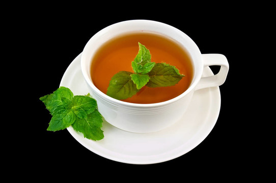 用薄荷葉兩種中草藥茶