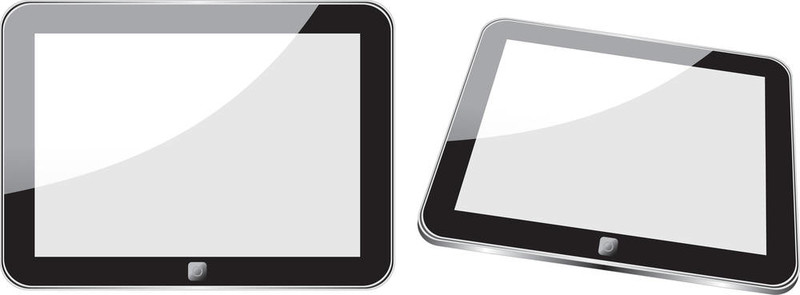 向量概念平板電腦iPad PS。無透明度效應(yīng)。從而只