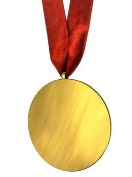 白色絲帶上的紅色獎(jiǎng)?wù)? style=