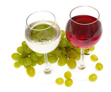 白葡萄酒、玫瑰酒和白葡萄