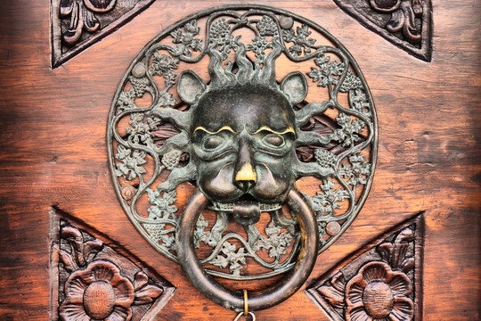 舊金屬門(mén)把手