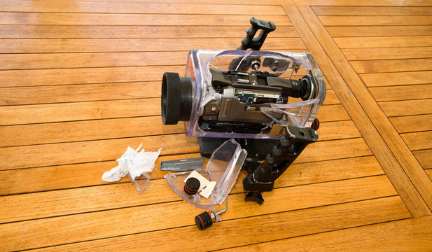 水下破碎相機盒