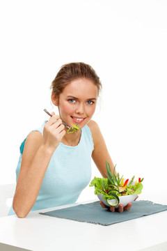 年輕的素食主義者