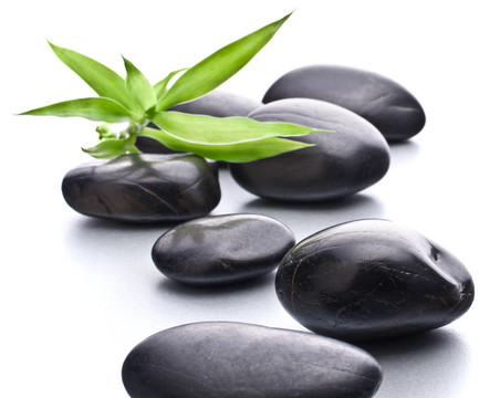 禪石。石材水療與保健理念。