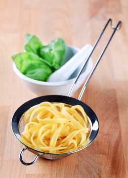 絲帶的面食