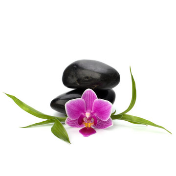 禪意平衡。水療與保健概念。